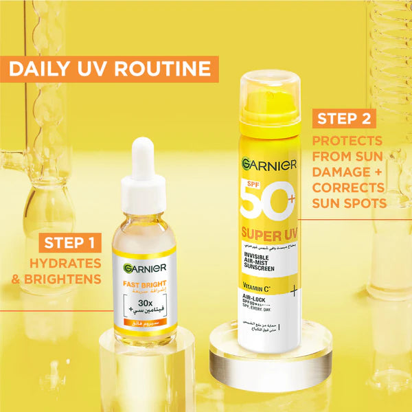 Super UV Invisible Air Mist Face & Body Sunscreen With SPF 50+ For All Skin Types 75 ML