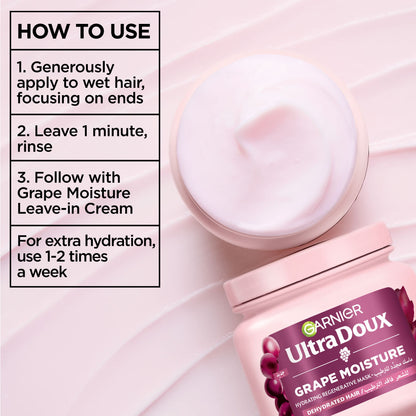 Ultra Doux Grape Moisture Mask 340 ML