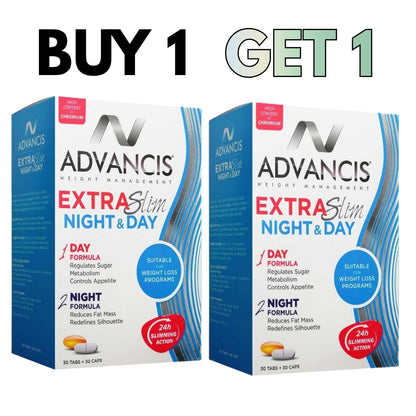 Buy 1 Get 1 | Extra Slim Night & Day 30 Tablets + 30 Capsules