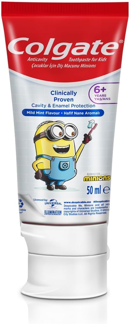 Colgate Toothpaste 6+ Years For Kids Minions 50ml