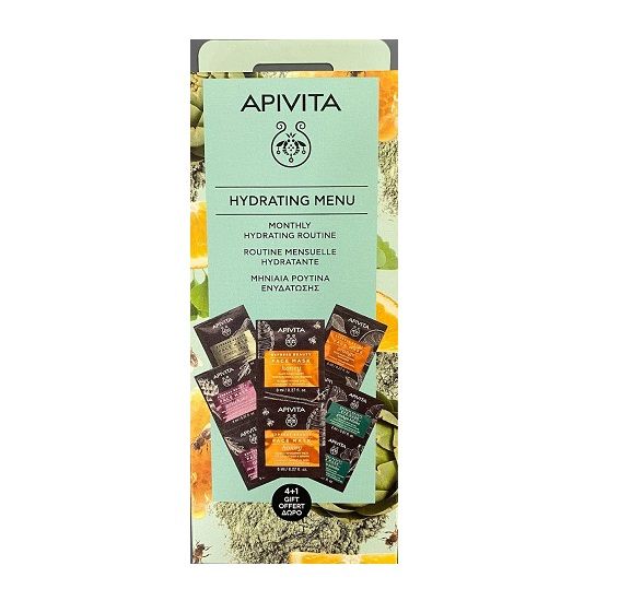 APIVITA Hydrating Menu Monthly Hydrating Routine 4+1 Gift Set