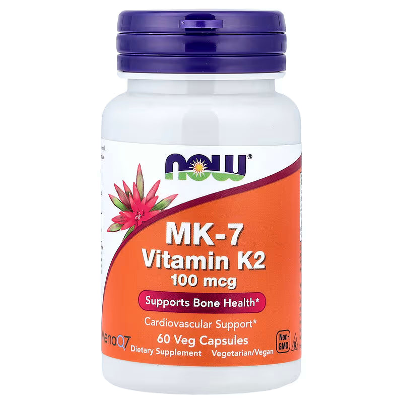 Mk-7 Vitamin K 2 100 Mcg 60 Veg Capsules