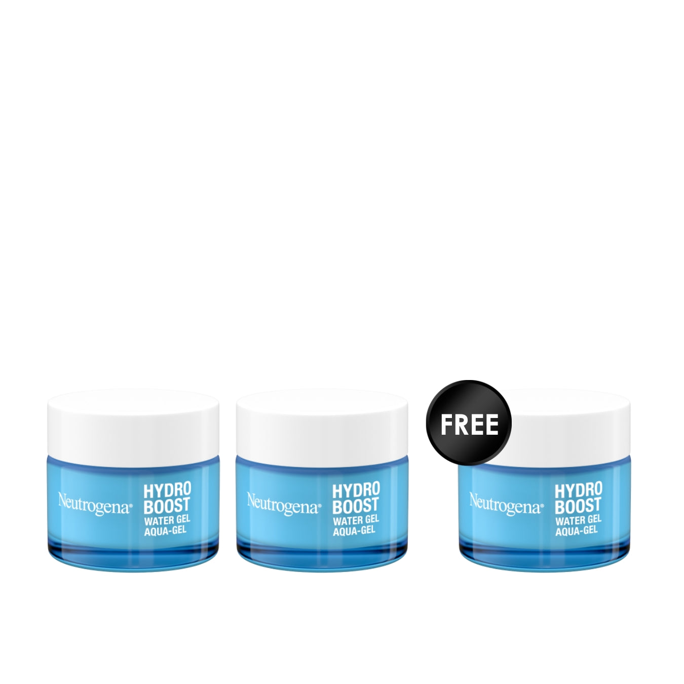 3 x Hydro Boost Water Gel Moisturiser For Normal To Combination Skin 50ml