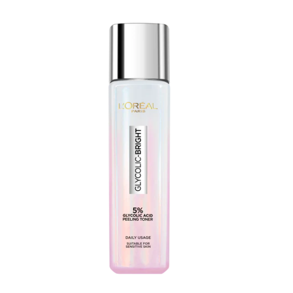 5% Glycolic Acid Peeling Toner for Instant Glowing Skin