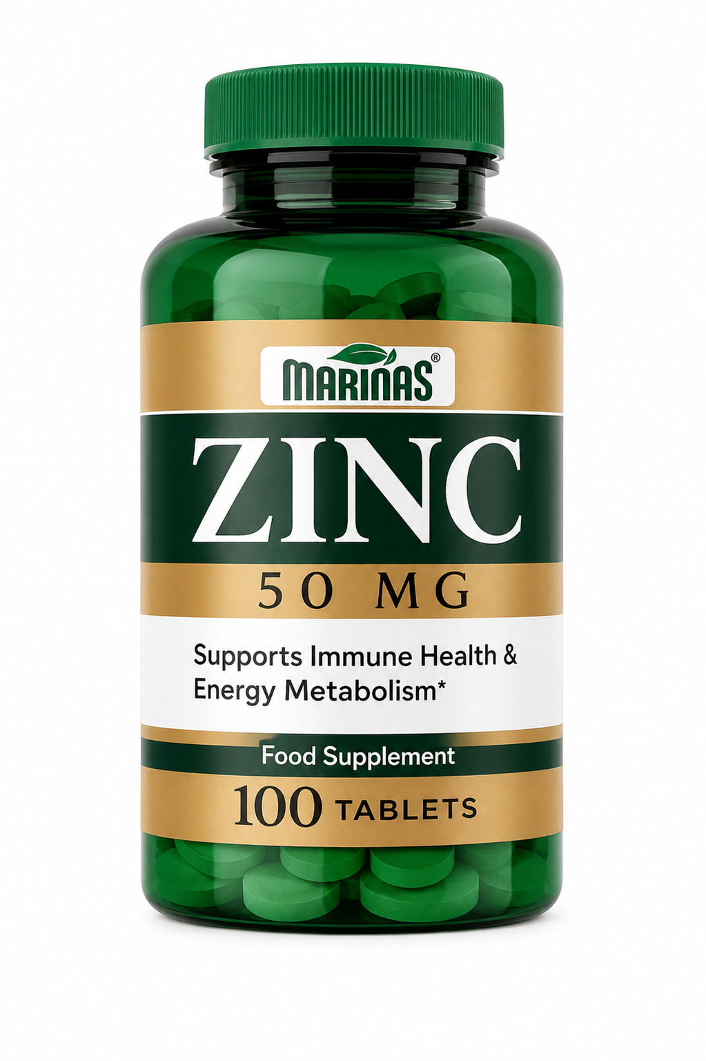 Marina’s Zinc 50 mg – 100 Tablets