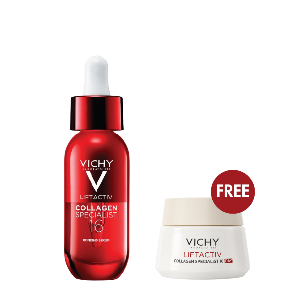 Vichy Liftactiv Collagen Specialist 16 Bonding Serum + FREE Collagen Specialist 16 Day Cream