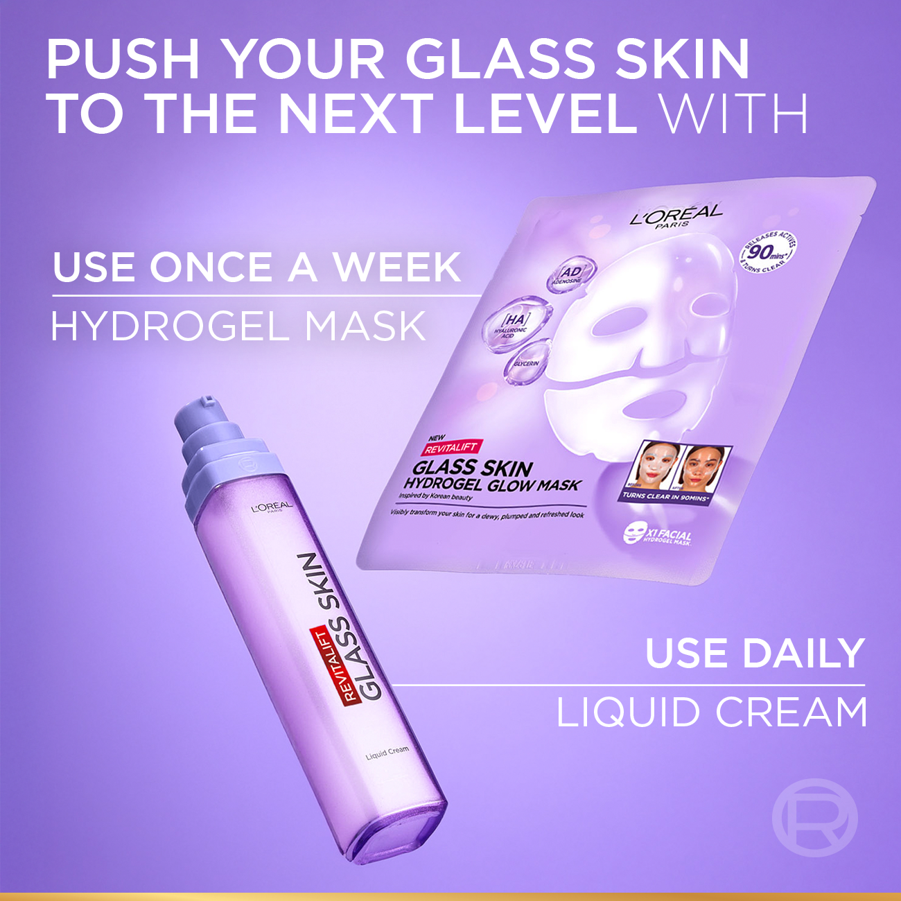 Revitalift Filler Glass Skin Liquid Cream 50 ML