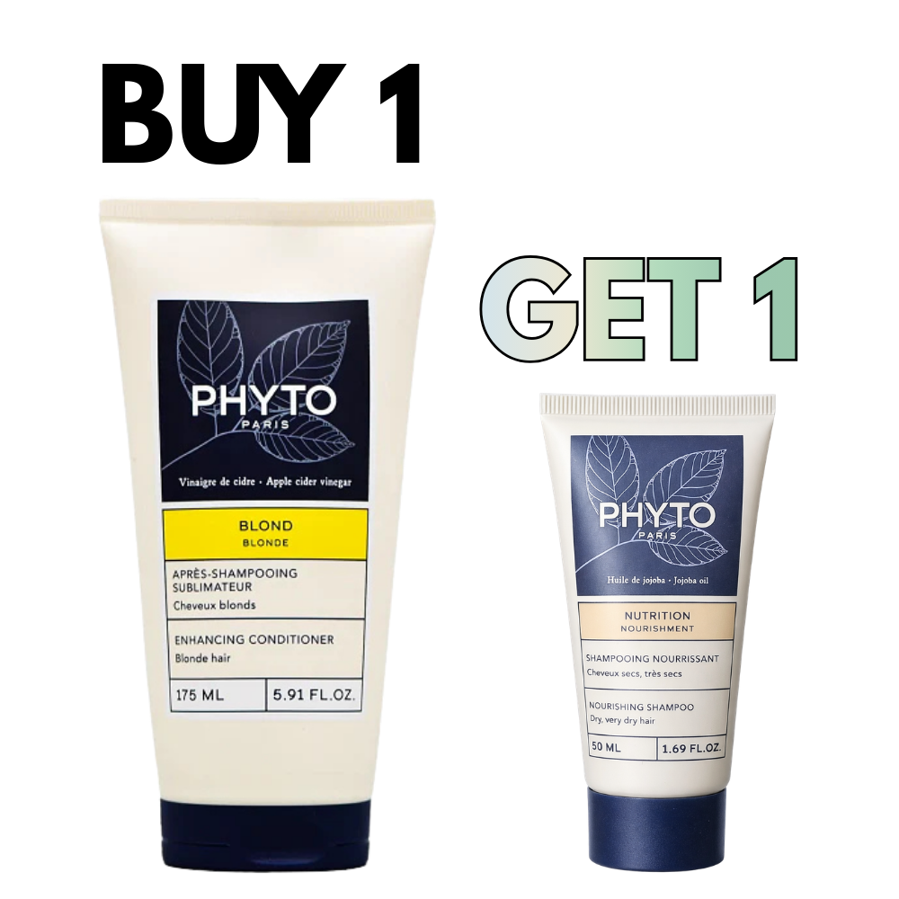Blond Care Duo – Blond Enhancing Conditioner 175ML + FREE PHYTO Nutrition Travel Size 50ML