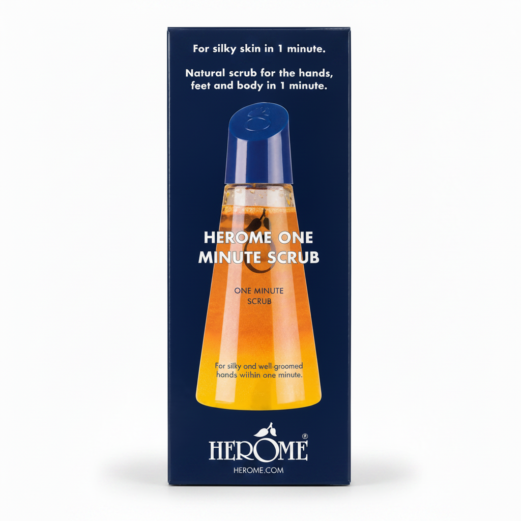 Herome One Minute Scrub Hand & Body Exfoliator 120ml