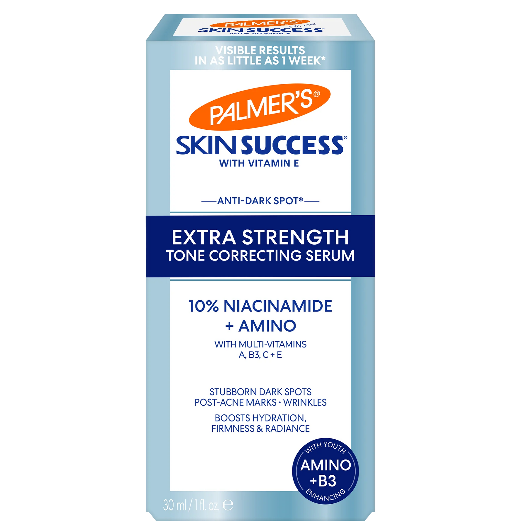 Palmer's Skin Success Anti-Dark Spot Extra Strength Tone Correcting Serum 10% Niacinamide + Amino 30ml
