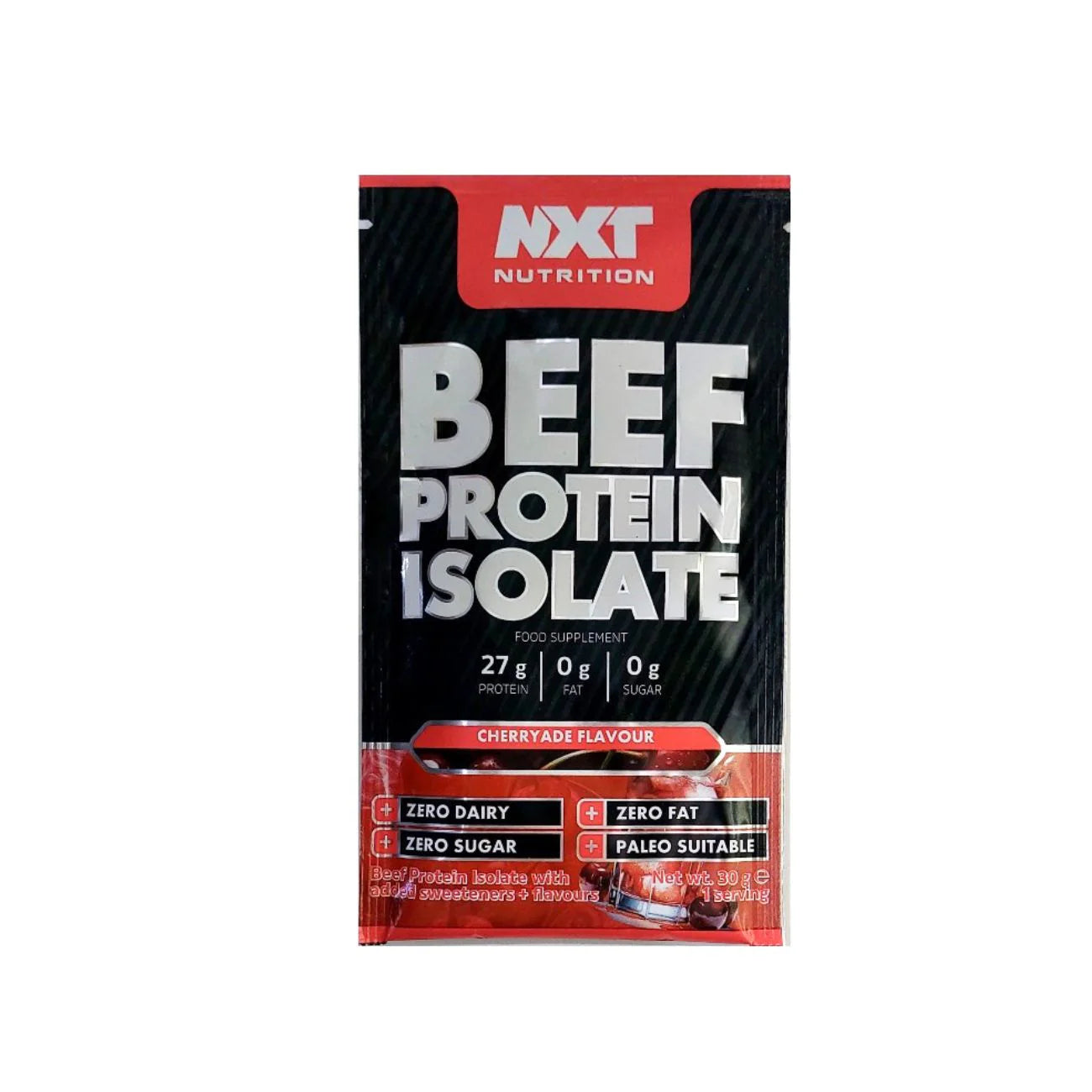 Beef Protein Isolate 30 G 1 Serving Cherryade Flavour