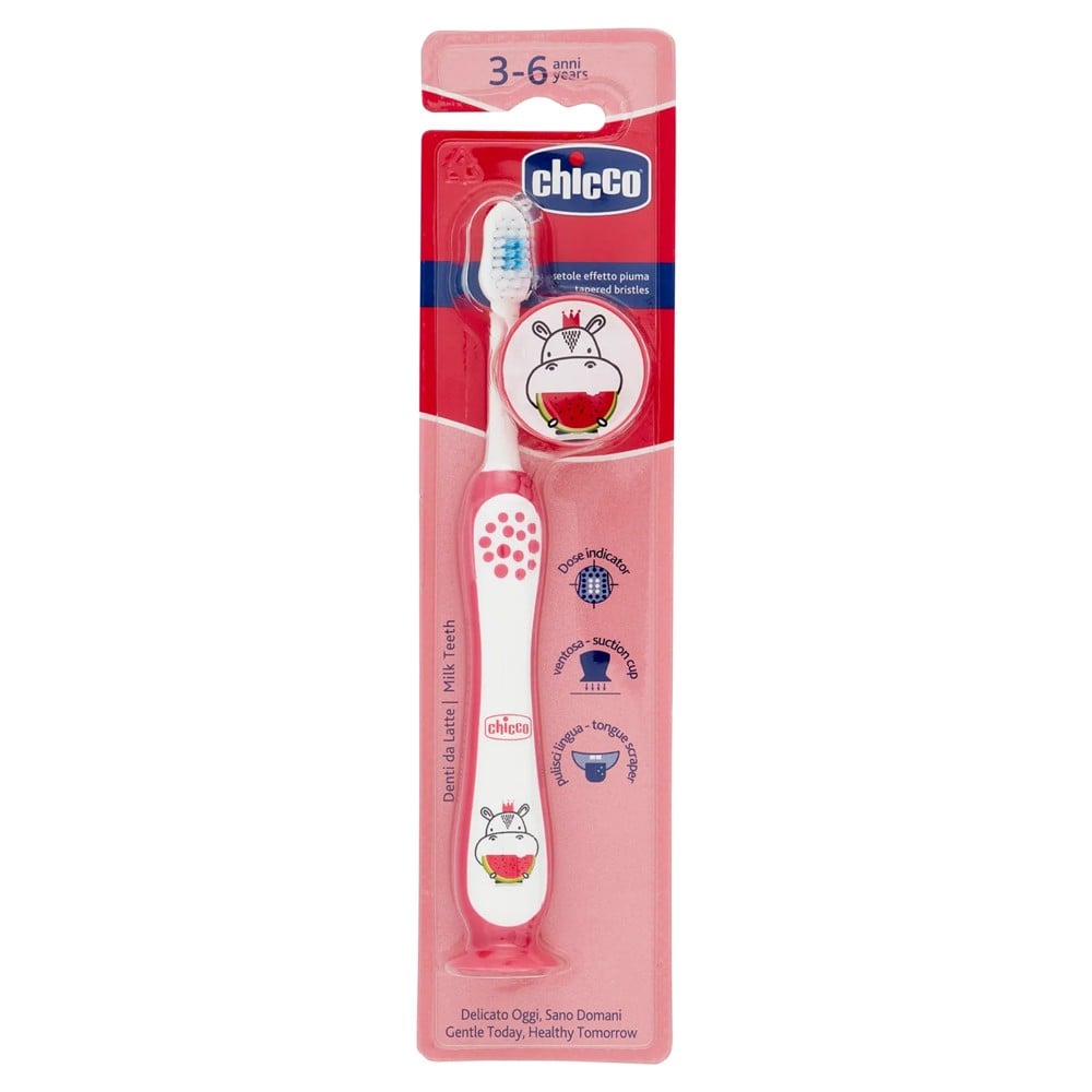 Chicco Toothbrush 3-6 Years Red