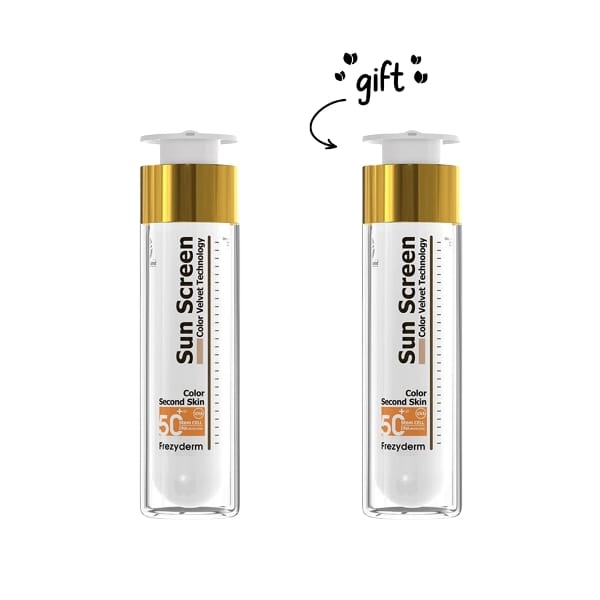 2x Sunscreen Color Velvet Face Cream SPF 50+