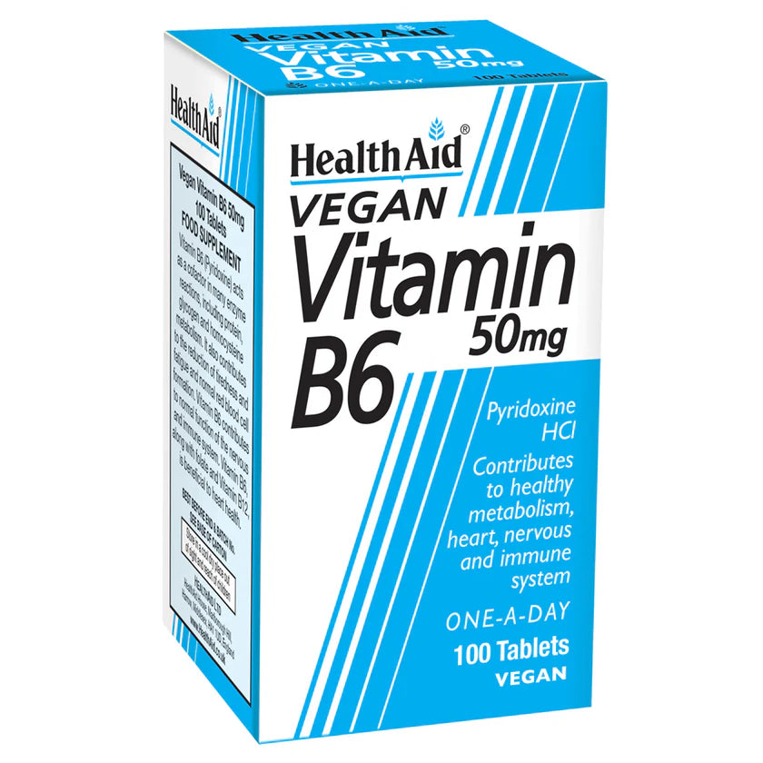 Vitamin B6 50 Mg 100 Tablets