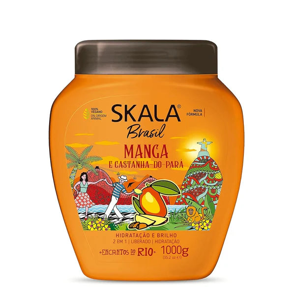 Brasil 2 In 1 Mango and Nuts Mask and Leave in Cream 1000 G