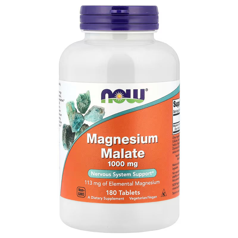 Magnesium Malate 1000 Mg 180 Tablets
