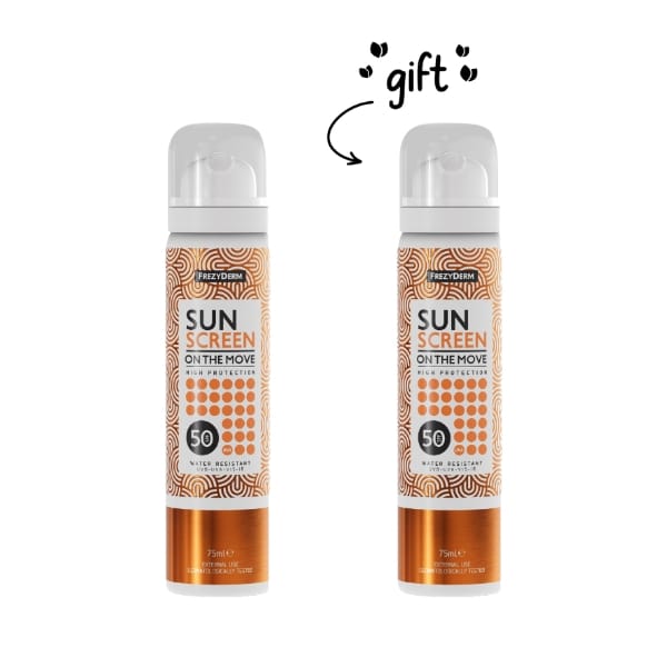 2x Frezyderm Sun Screen On The Move SPF50 75 ML