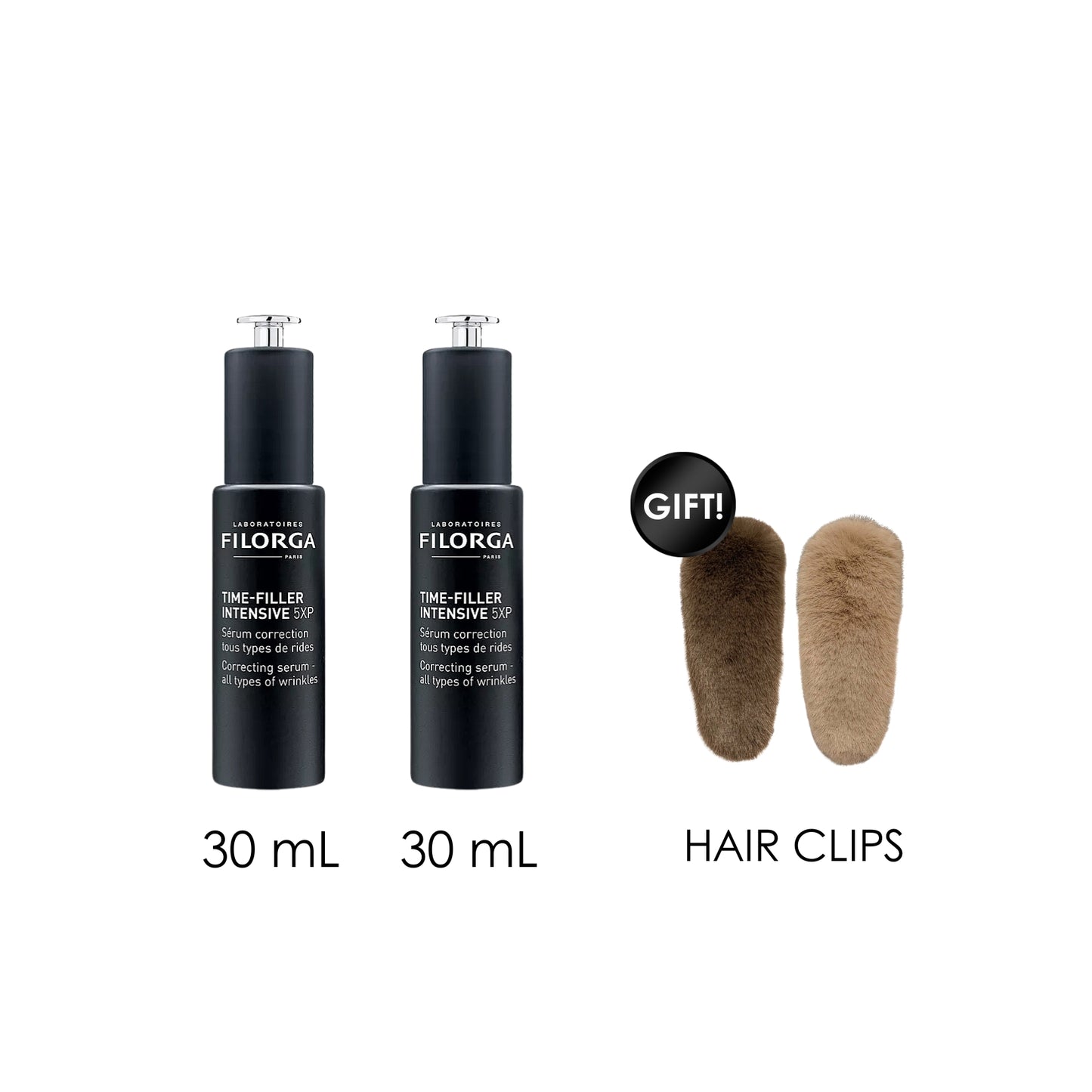 Time-Filler Intensive 5XP Correcting Serum (x2) + Free Gift Hair Clips