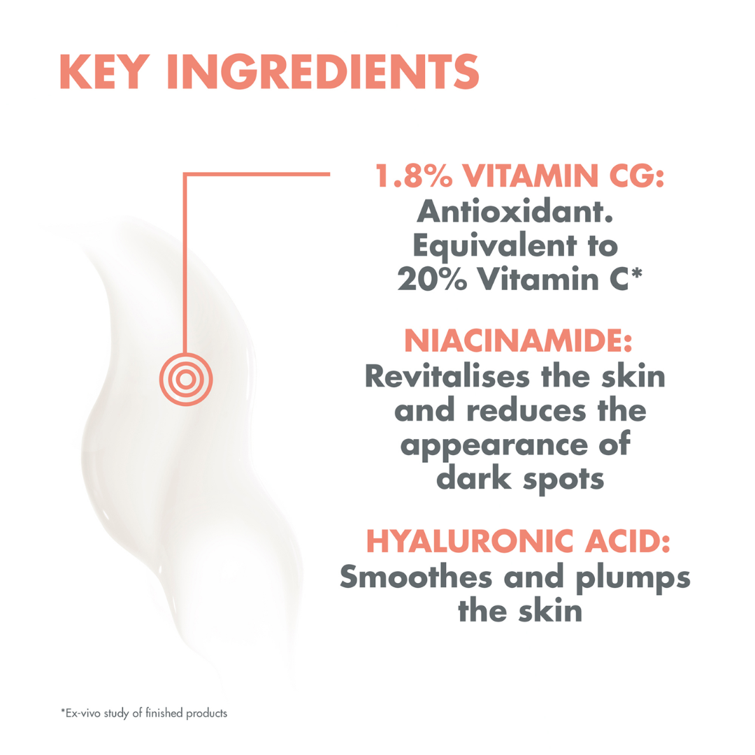 Buy one Avène Radiance Vitamin Activ Cg Corrector Serum and get a FREE 50ml Avène Hydrance Aqua-Gel