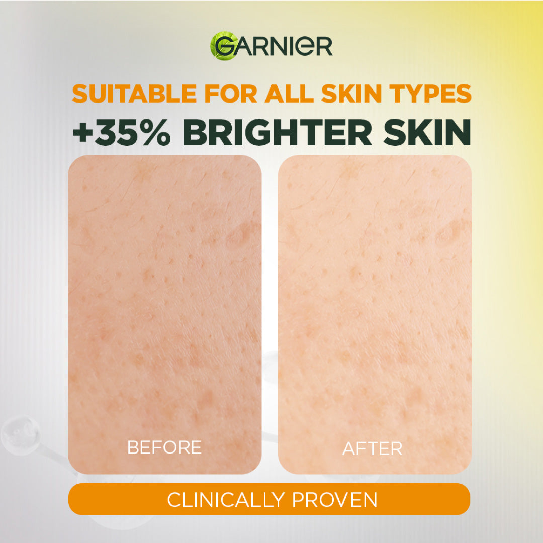 Garnier Fast Bright Serum Cleanser - Dual Action Foam Cleanser - 100 ml