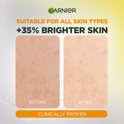 Garnier Fast Bright Serum Cleanser - Dual Action Foam Cleanser - 100 ml
