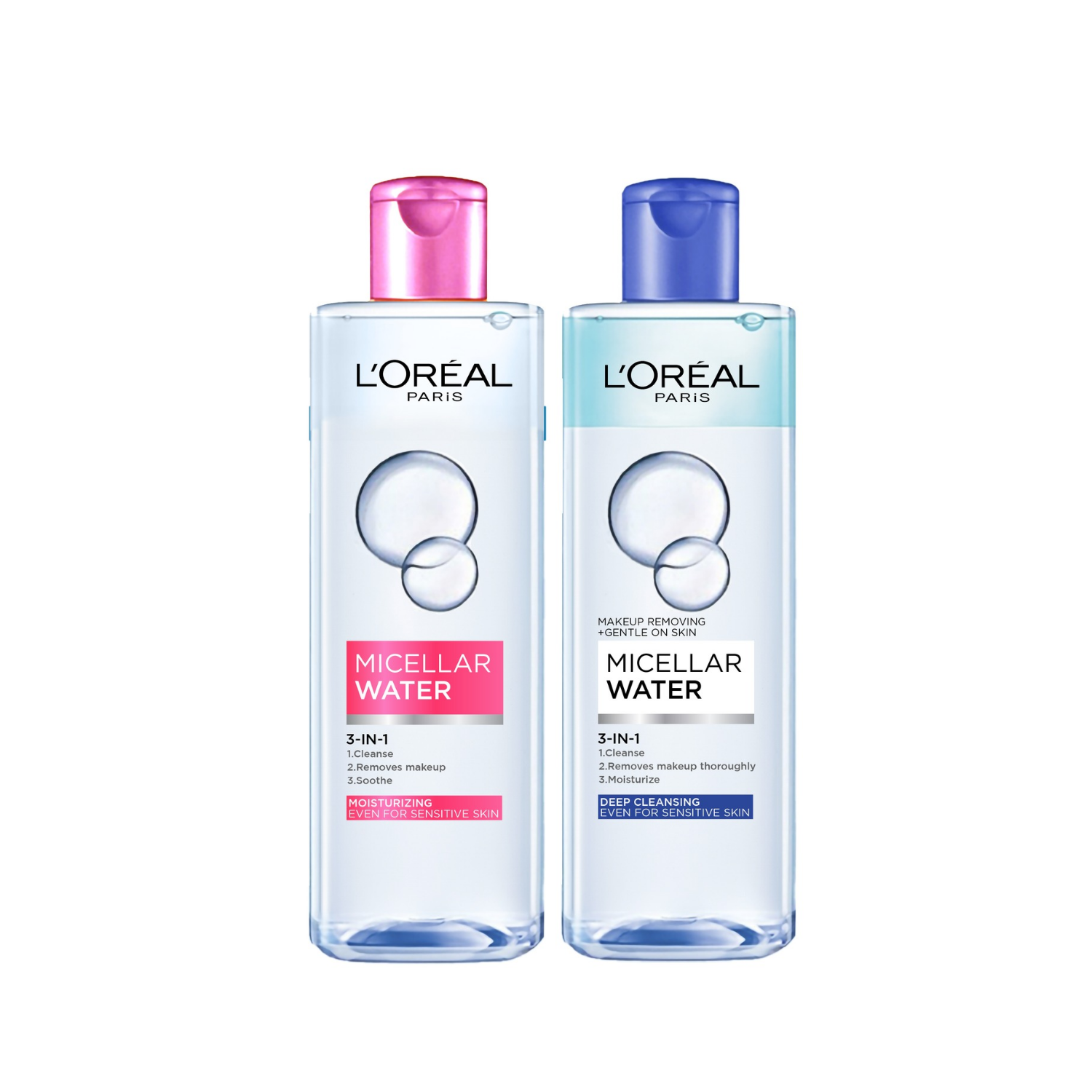 L’Oréal Paris Micellar Water 3-in-1 Duo – Moisturizing + Deep Cleansing
