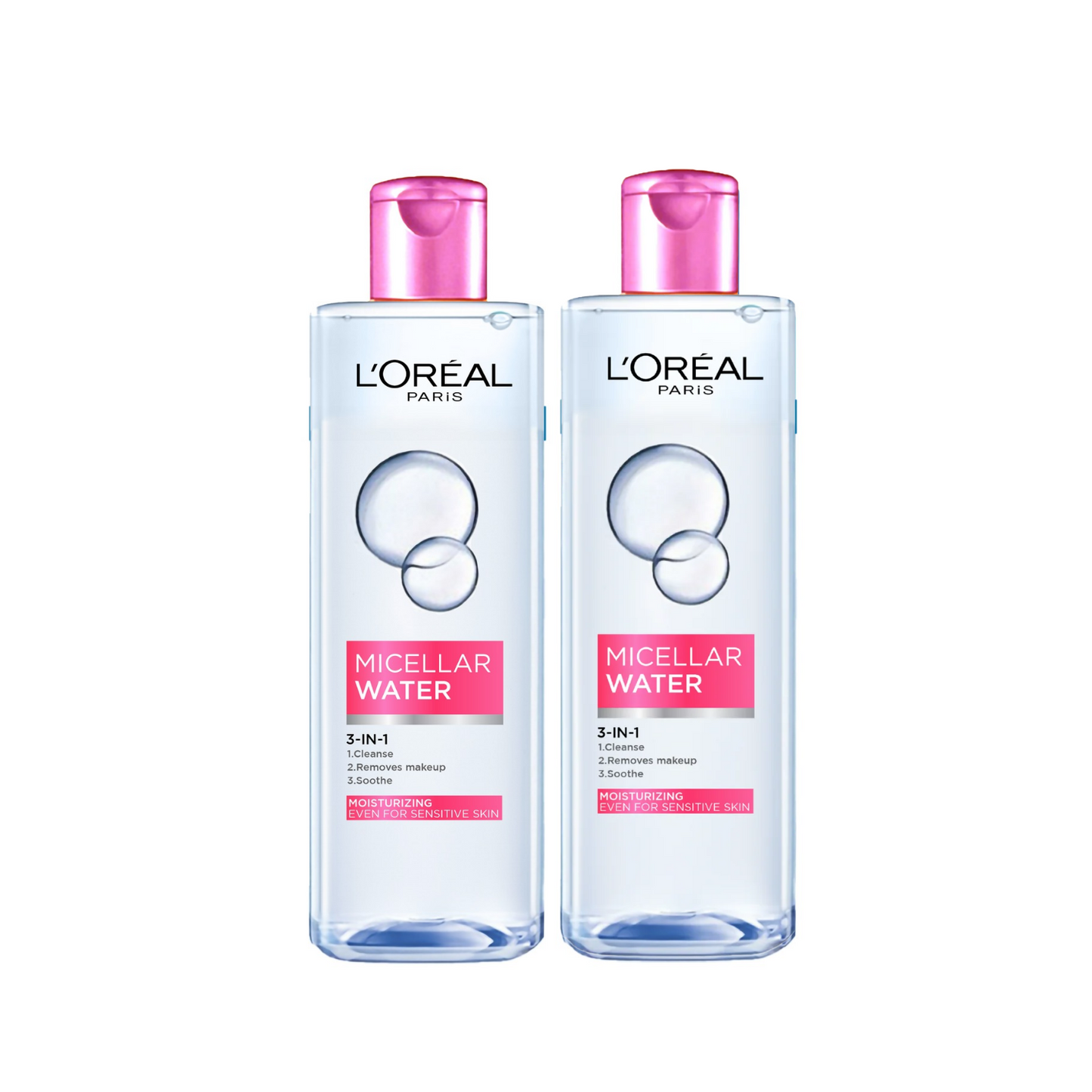 L’Oréal Paris Micellar Water 3-in-1 – Pack of 2
