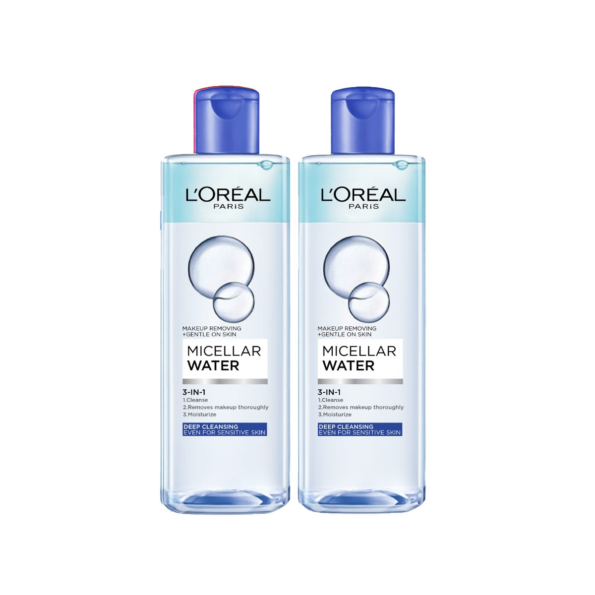 L’Oréal Paris Micellar Water Deep Cleansing 3-in-1 – Pack of 2