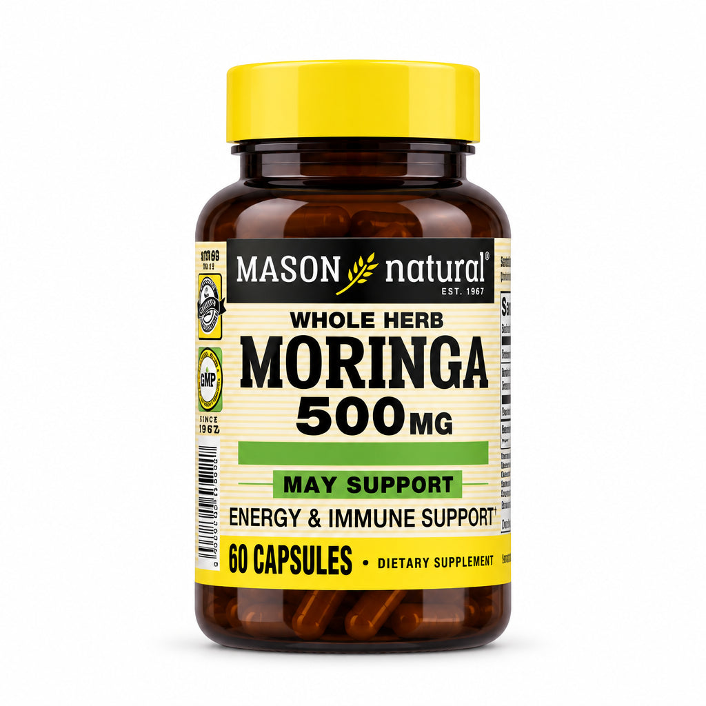 Mason Natural Moringa 500 MG 60 Capsules
