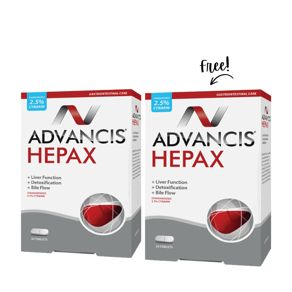 Buy 1 Get 1 | Advancis Hepax Liver Detox 2x30 Tablets