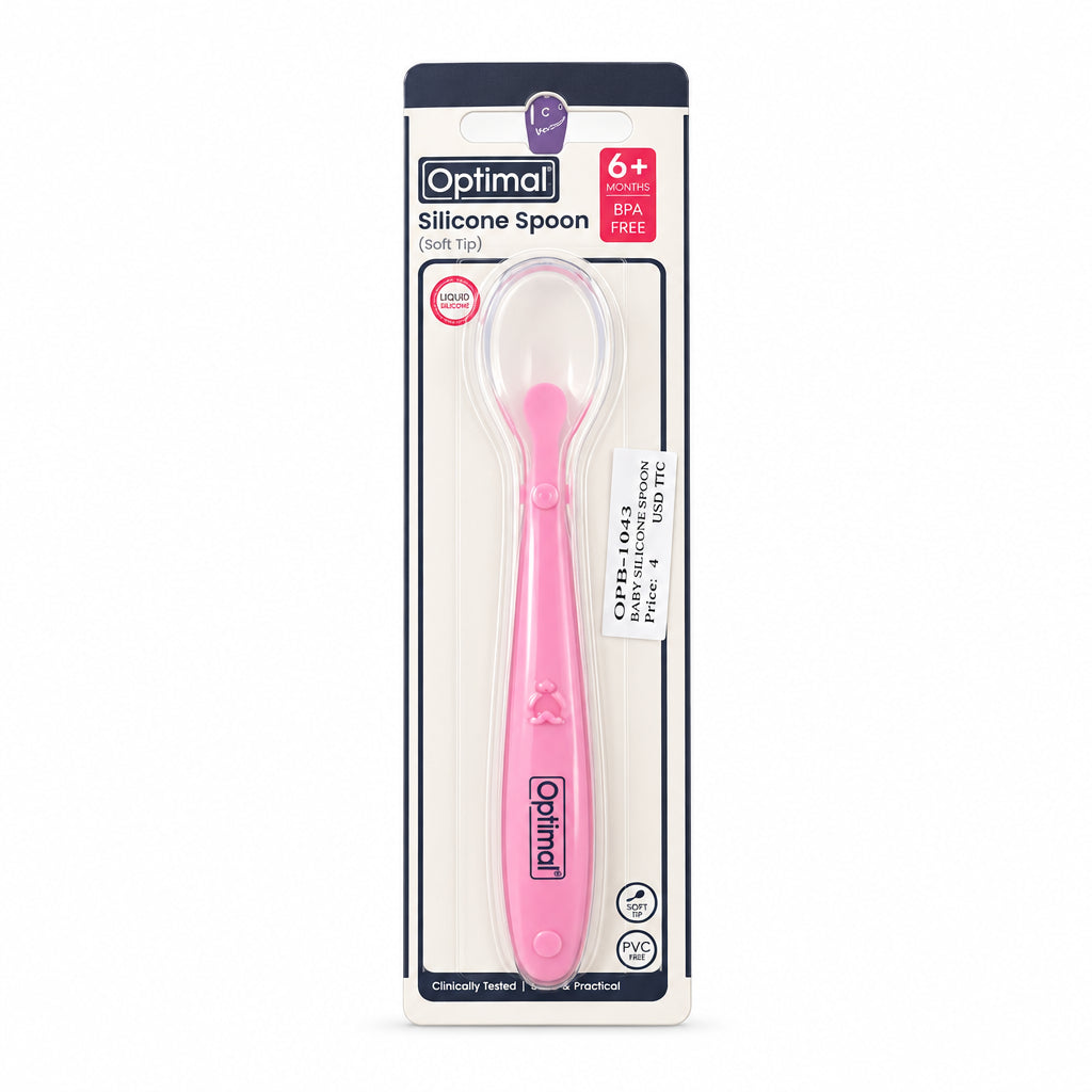 Optimal Silicone Spoon Pink