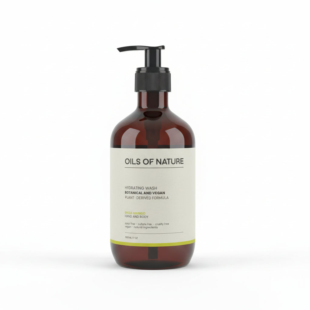 Oils Of Nature Hydrating Wash Botanical And Vegan Shea Mango Hand And Body 500 ML