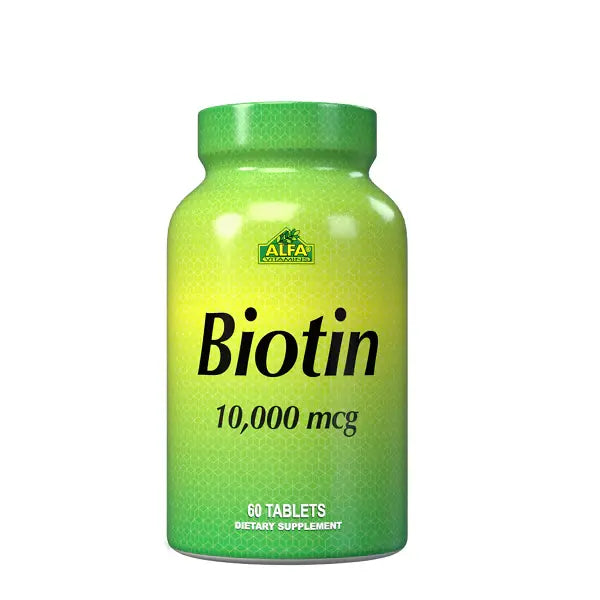 Biotin 10000 Mcg 60 Tablets