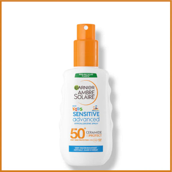 Ambre Solaire Sensitive Advanced SPF 50+ Ceramide Protect Sunscreen Spray For Kids 150 ML