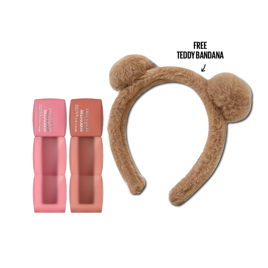Maybelline Super Stay Teddy Tint Duo + FREE Headband