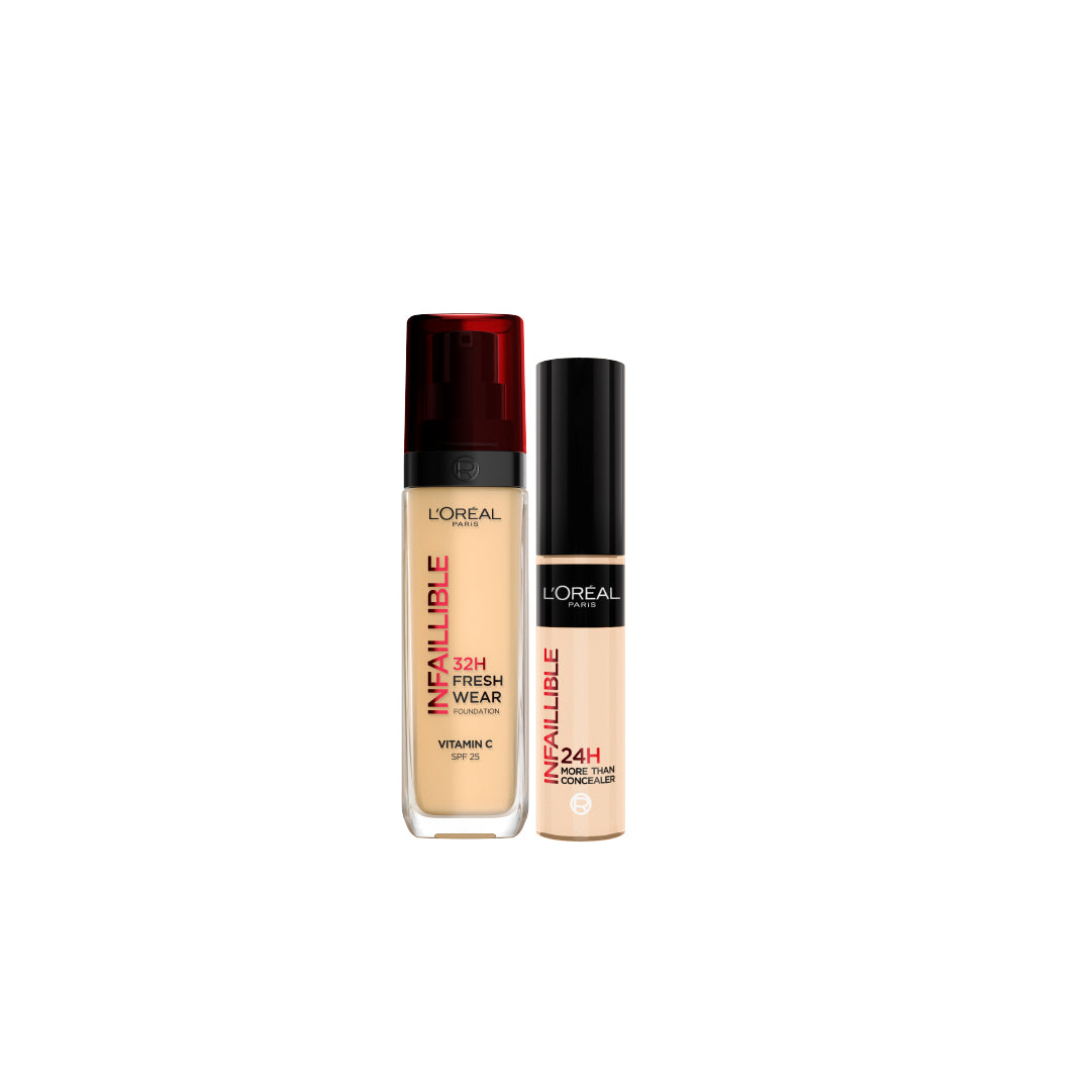 Infaillible Full Wear Concealer + 32H Fresh Wear Foundation SPF25 Bundle