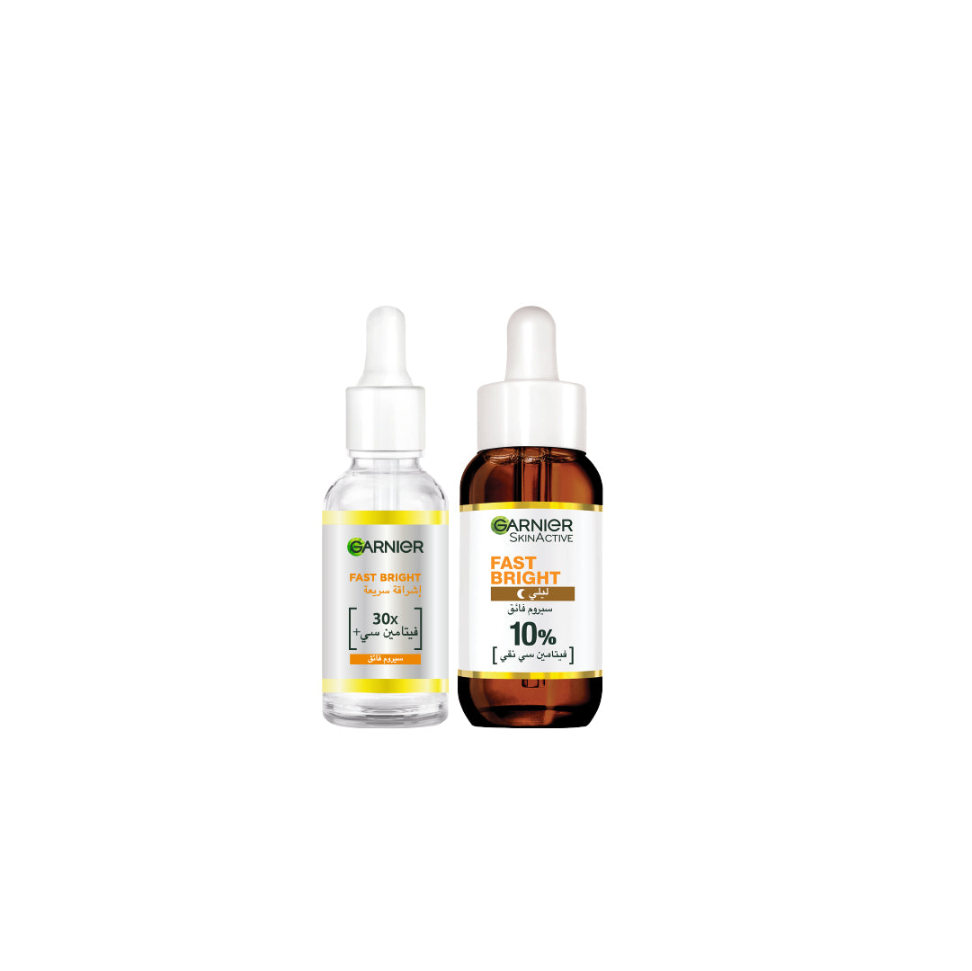 Fast Bright Day & Night Serum Duo – Radiance Boosting Skincare Set