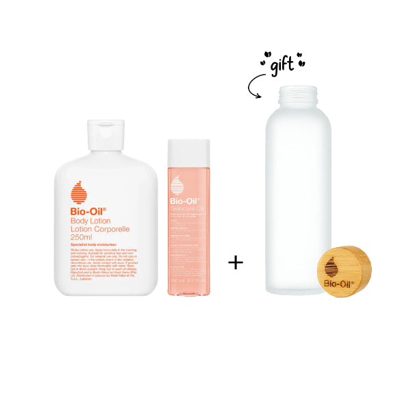 Body Lotion 250 ML + Skin Care Oil 200 ML + Free Gift