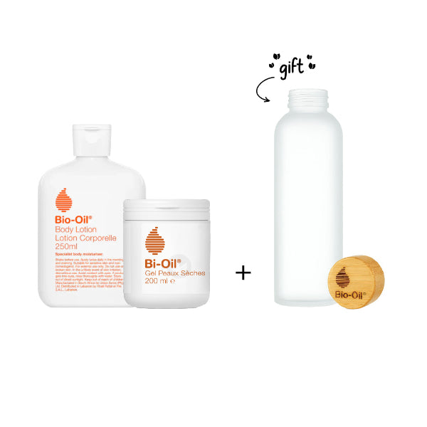 Body Lotion 250 ML +Dry Skin Gel 200 ML + Free Gift