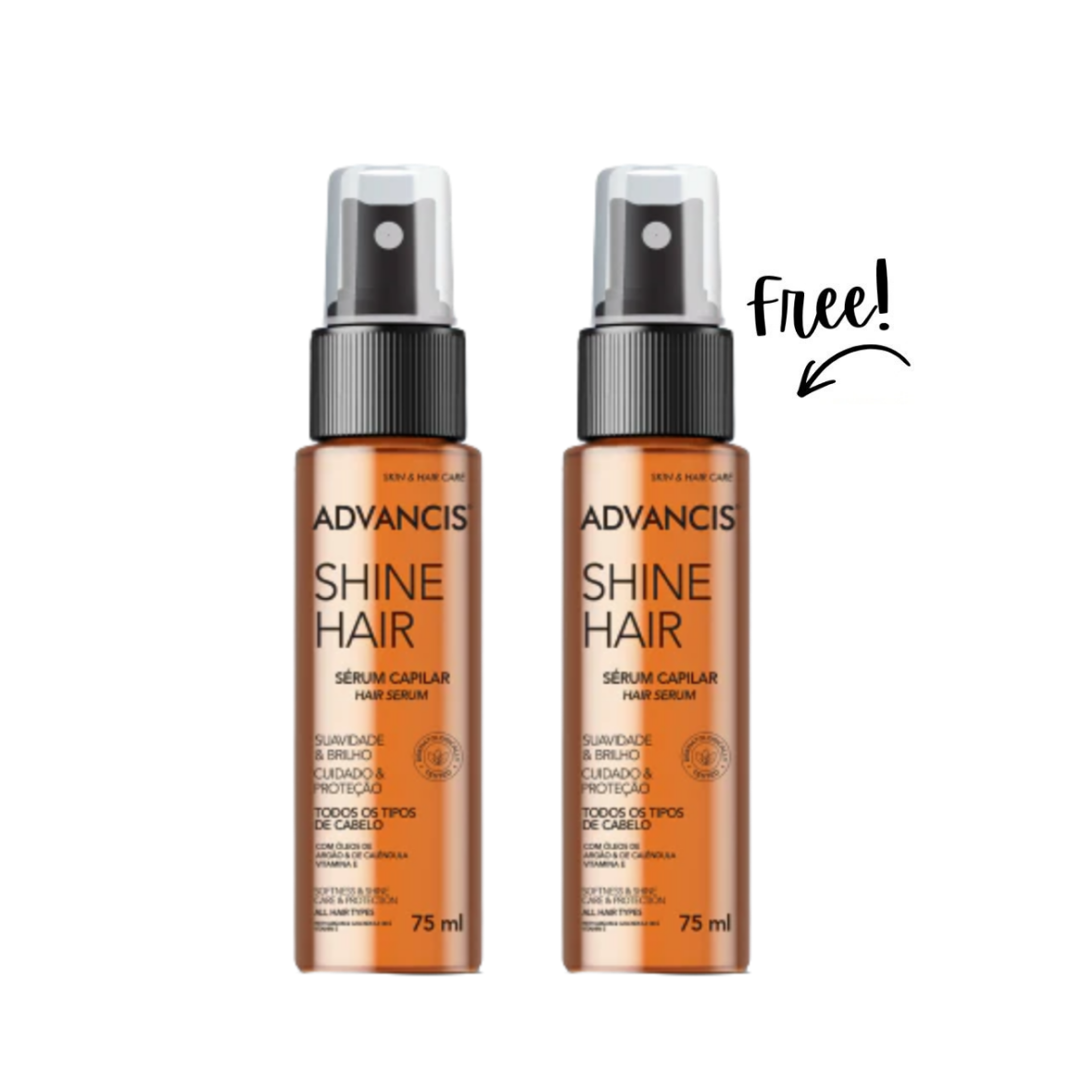 Buy 1 Get 1 | Shine Hair Serum Capilar 75 ML