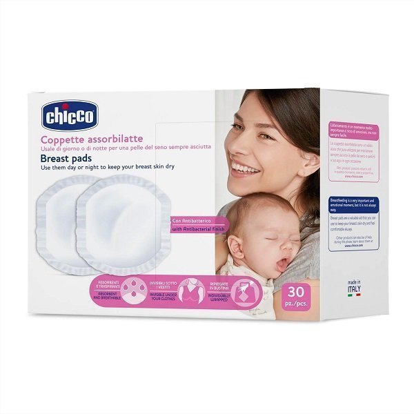 Chicco Anti Bacterial Breast Pads 30 Pads