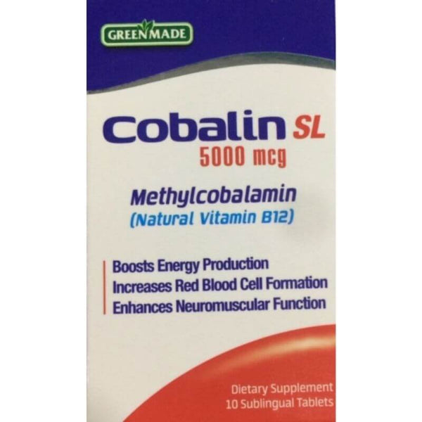 Cobalin SL 5000mcg 10 Tablets