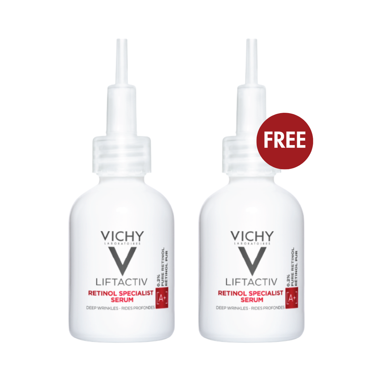Vichy Liftactiv Retinol Specialist Serum – Buy 1 Get 1 FREE
