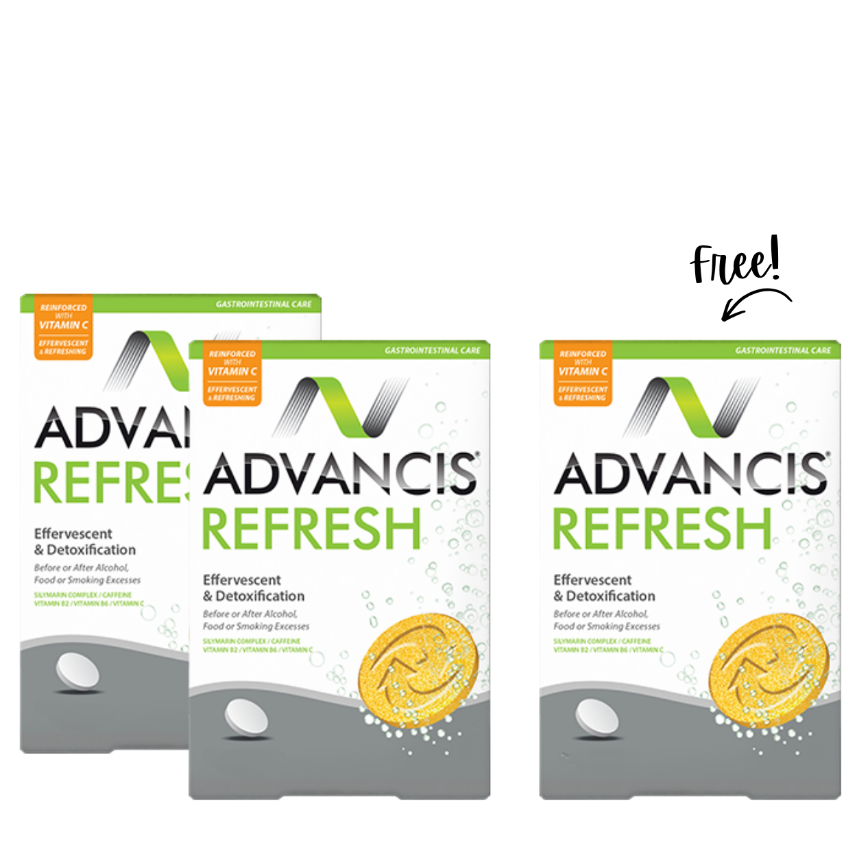 Buy 2 Get 1 | Refresh Effervescent Tablets 3x4 Effervescent Tablets