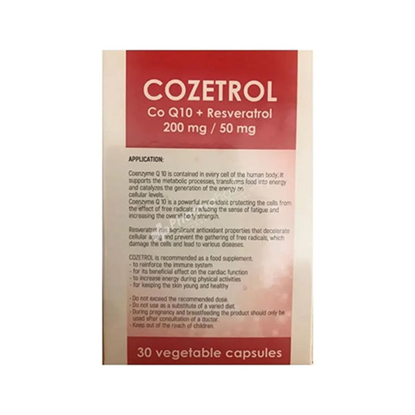 Co Q10+Resveratrol 200Mg/50Mg - 30 Capsules
