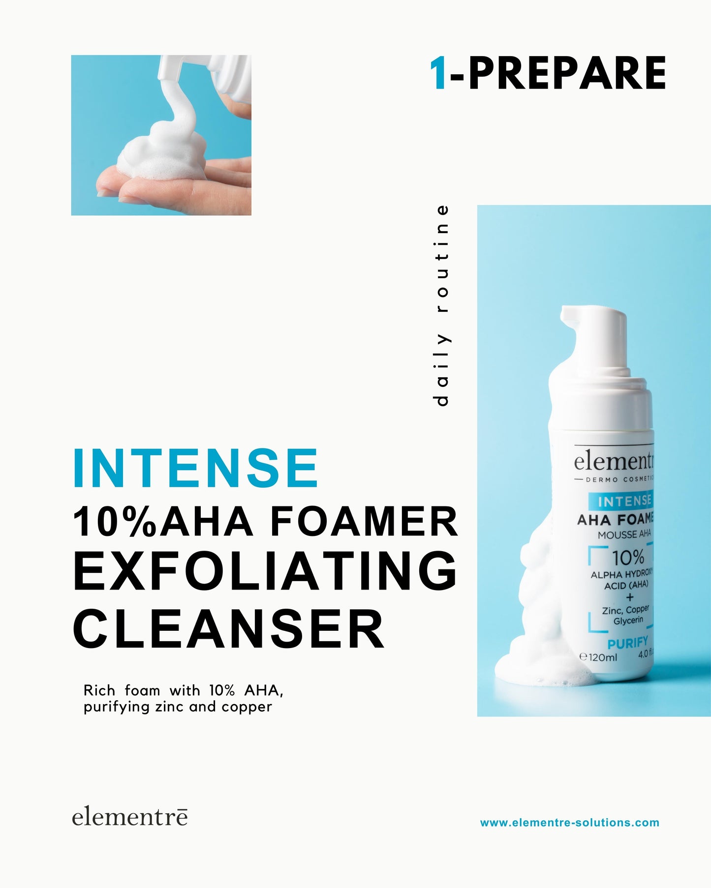 10% AHA Foamer 120 ML