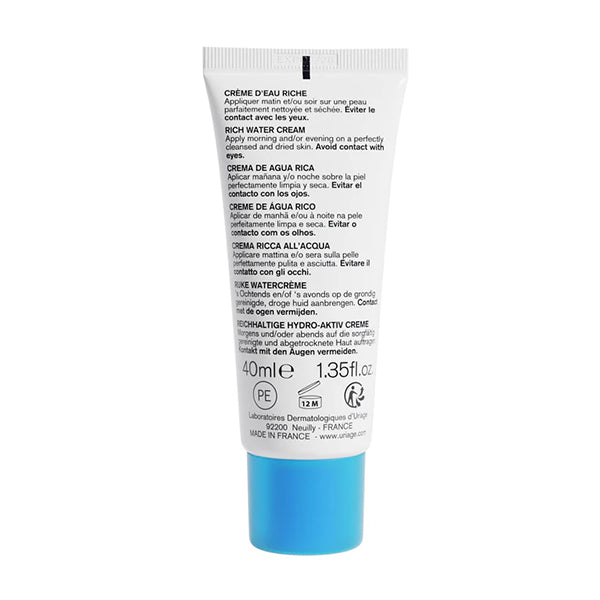 Eau Thermale Rich Water Cream - Dry to Very Dry Skin