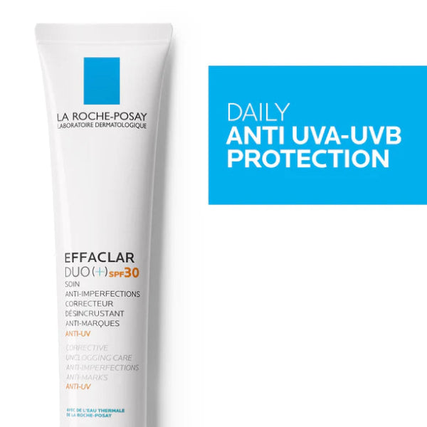Effaclar Duo+ SPF30 Acne Treatment Cream for Oily and Acne Prone Skin
