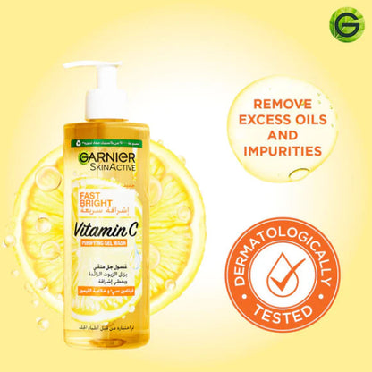 Fast Bright Vitamin C Brightening Purifying Face Gel Wash 400 ML