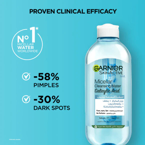 Fast Clear Micellar Water With Salicylic Acid For Acne Prone Skin